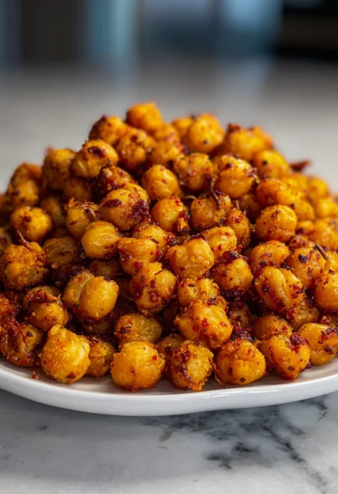 Air Fryer Crispy Chickpeas
