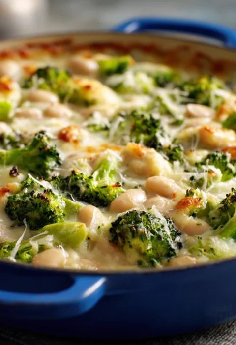 Broccolicheddar Butter Beans