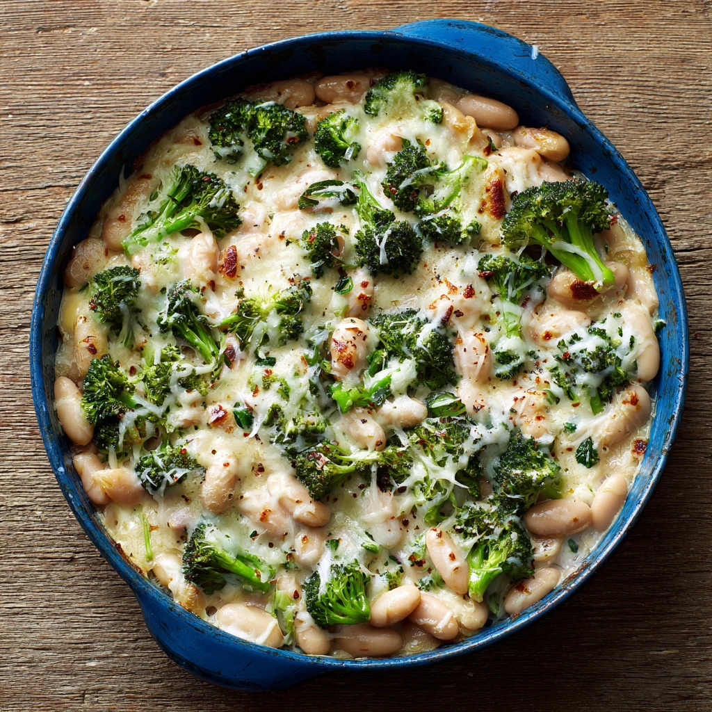 Broccolicheddar Butter Beans