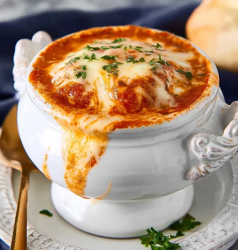 Cheesy Baked Tomato Soup Creamy Comfort Every Spoonful
