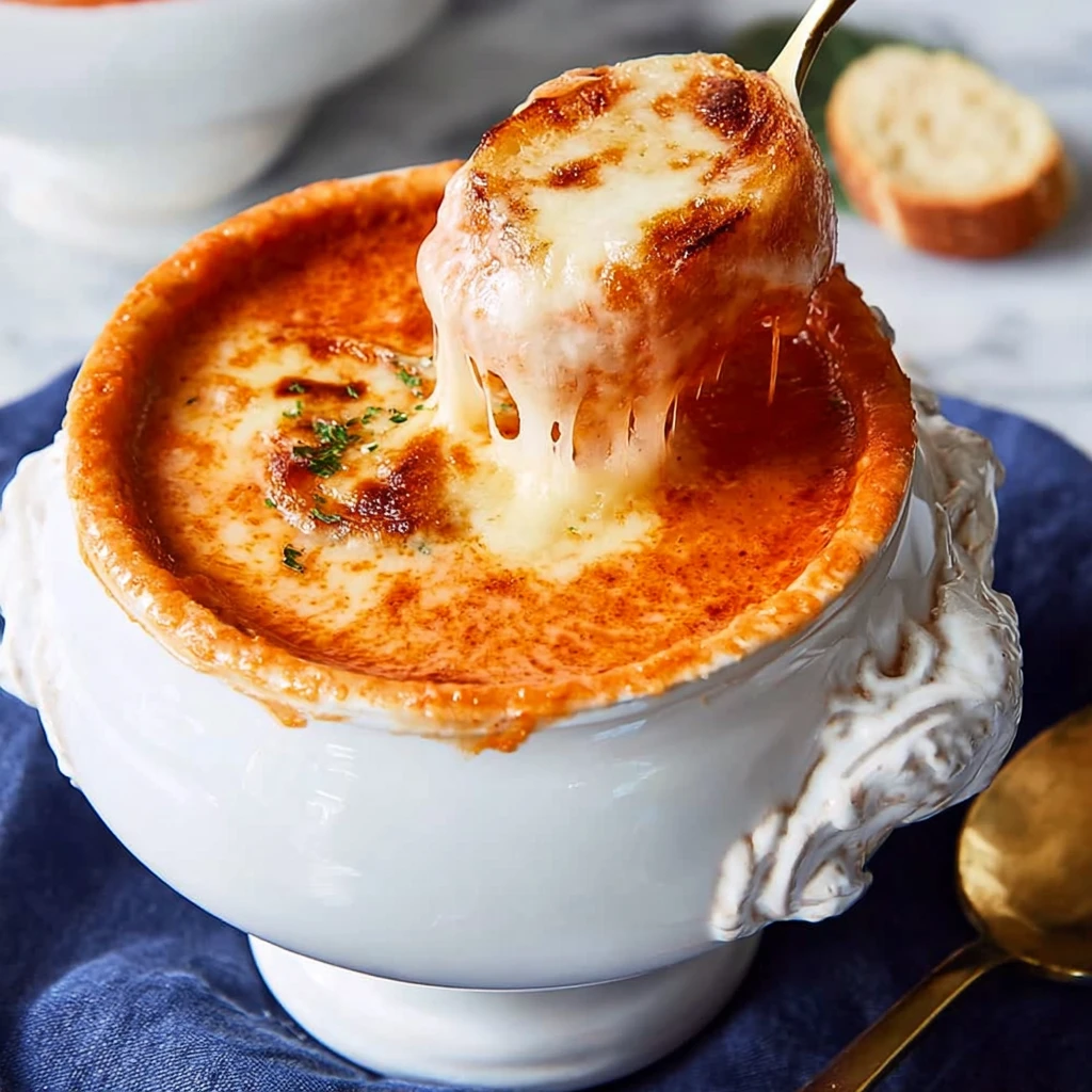 Cheesy Baked Tomato Soup Creamy Comfort Every Spoonful