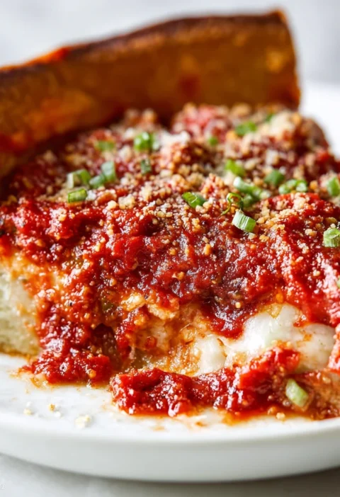 Chicagostyle Deep Dish Pizza
