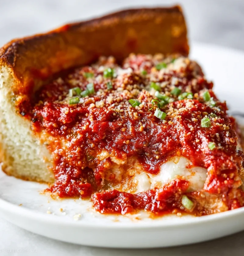 Chicagostyle Deep Dish Pizza