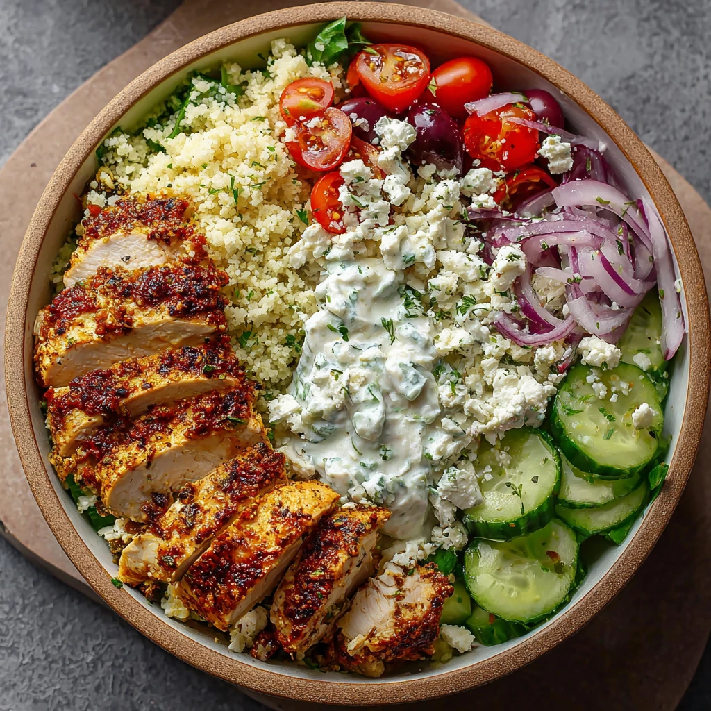 Chicken Tzatziki Bowls