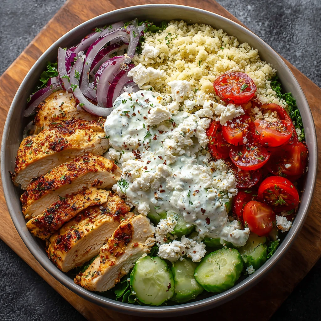 Chicken Tzatziki Bowls