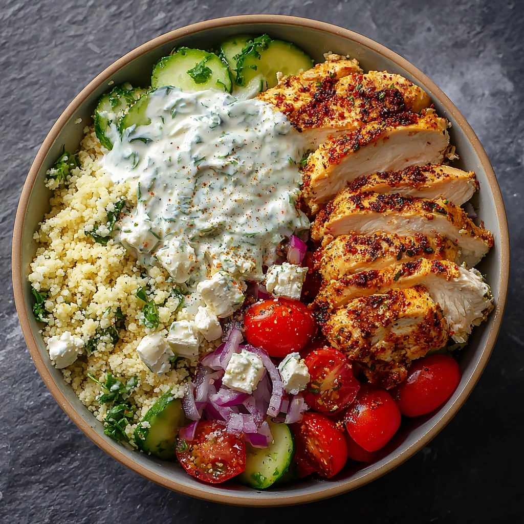 Chicken Tzatziki Bowls