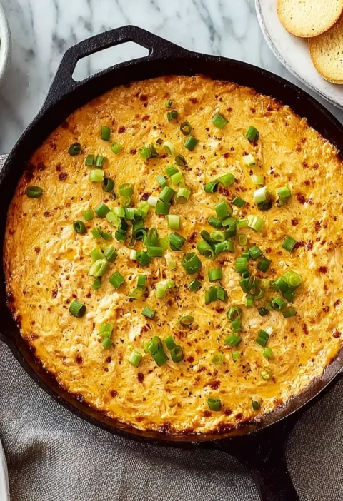 Creamy Buffalo Chicken Dip Ranch