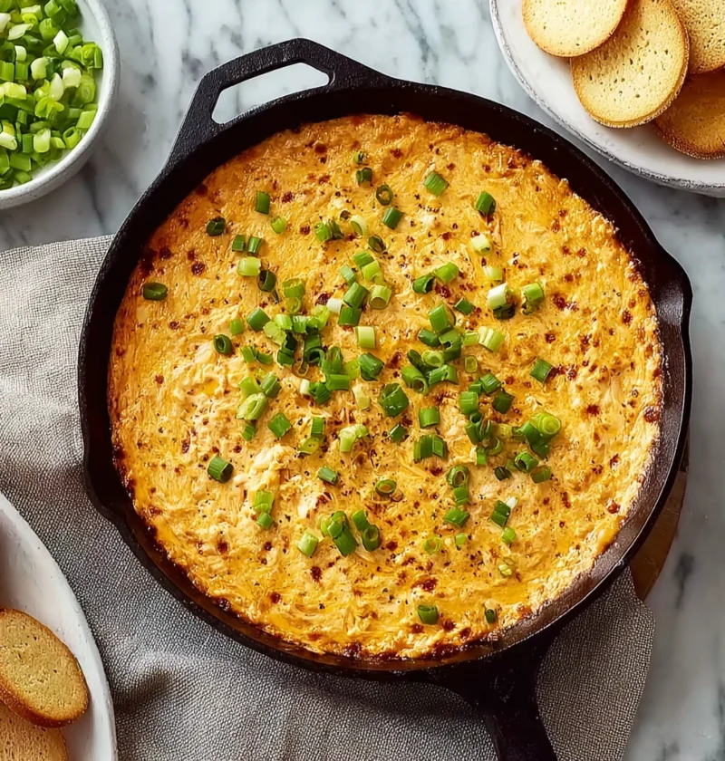 Creamy Buffalo Chicken Dip Ranch