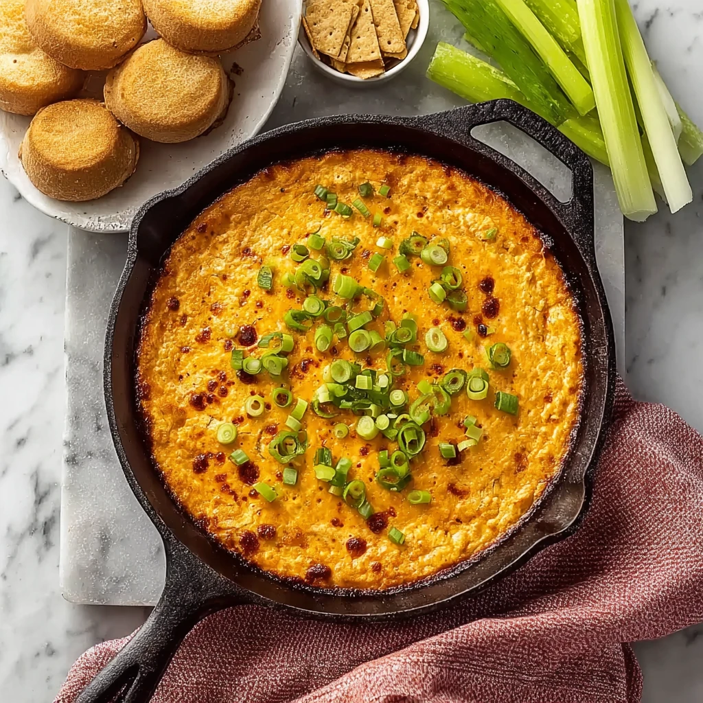 Creamy Buffalo Chicken Dip Ranch