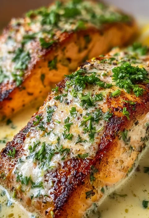 Creamy Garlic Salmon