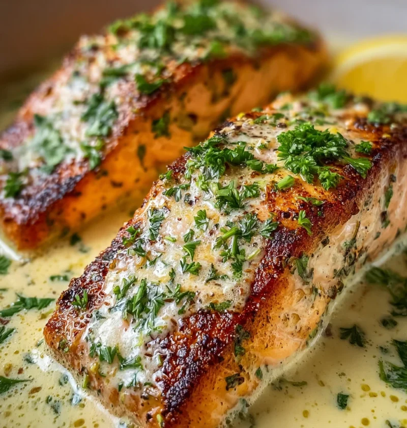 Creamy Garlic Salmon