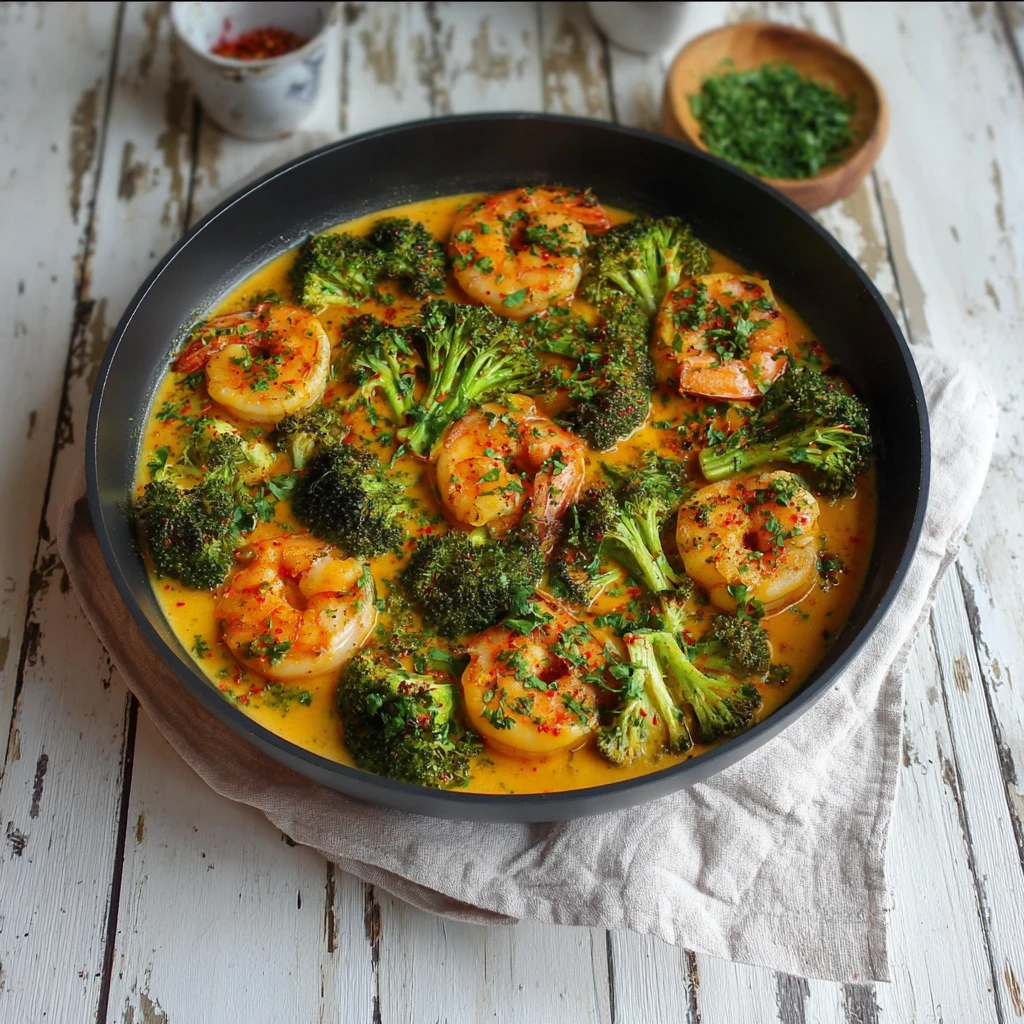 Creamy Spicy Shrimp with Broccoli: A Bold & Flavorful 20-Minute Meal