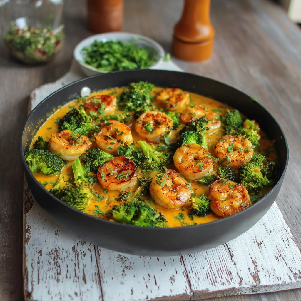 Creamy Spicy Shrimp Broccoli Bold Flavorful 20minute Meal