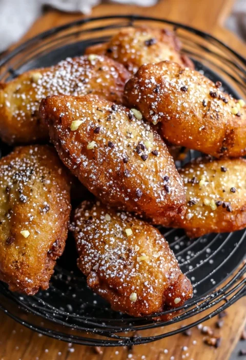 Delicious Thai Banana Fritters Choco Filling Made