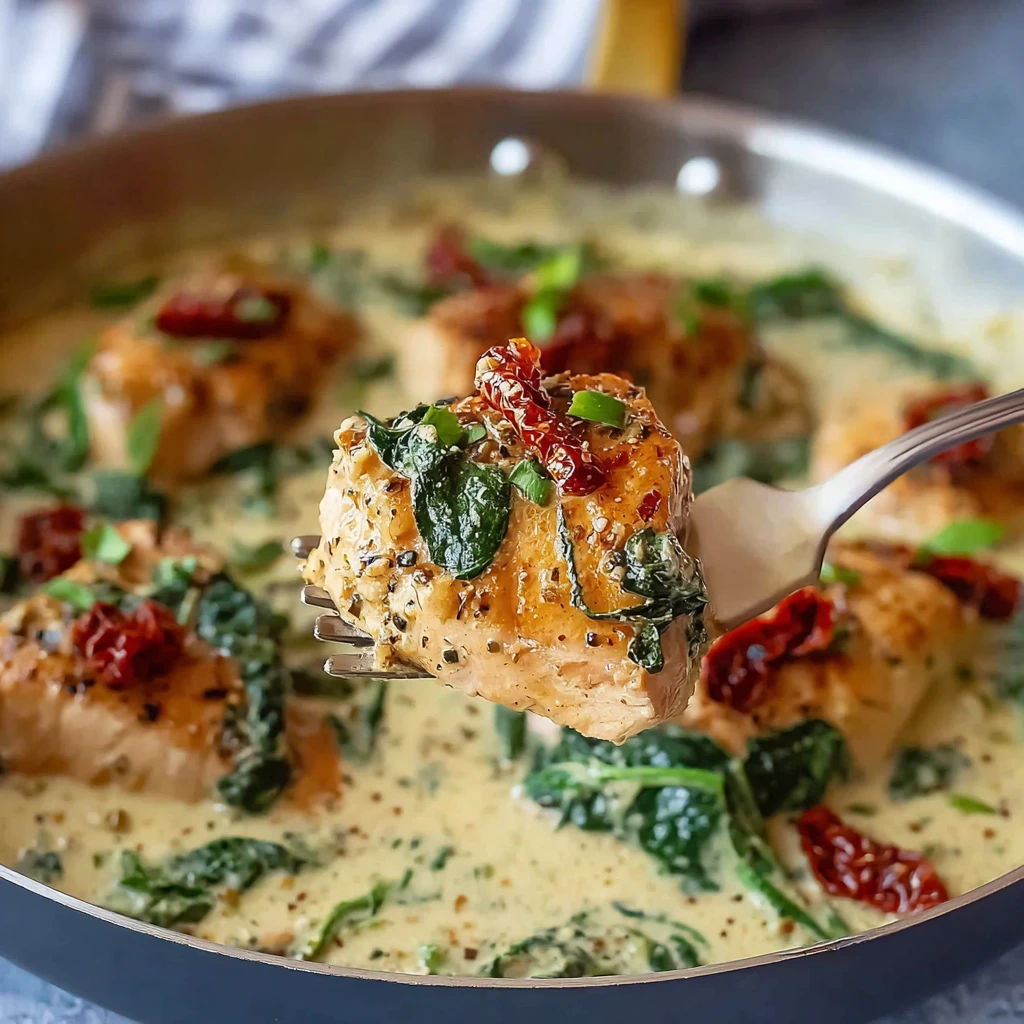 Creamy Tuscan Salmon Coconut Milk