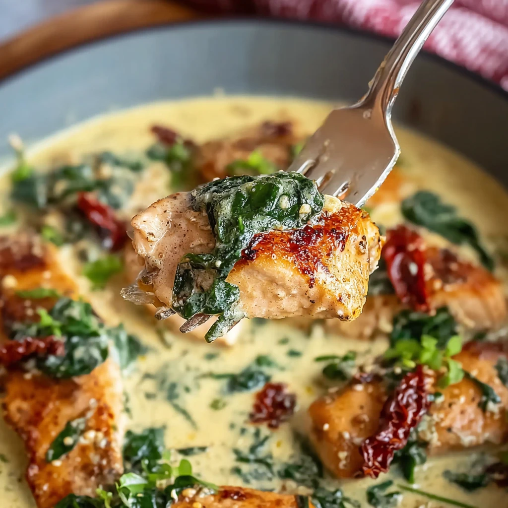 Creamy Tuscan Salmon Coconut Milk