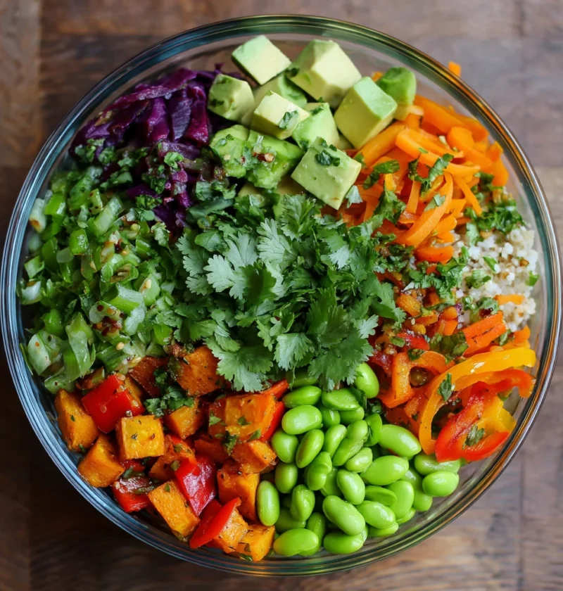 Edamame Veggie Rice Bowl