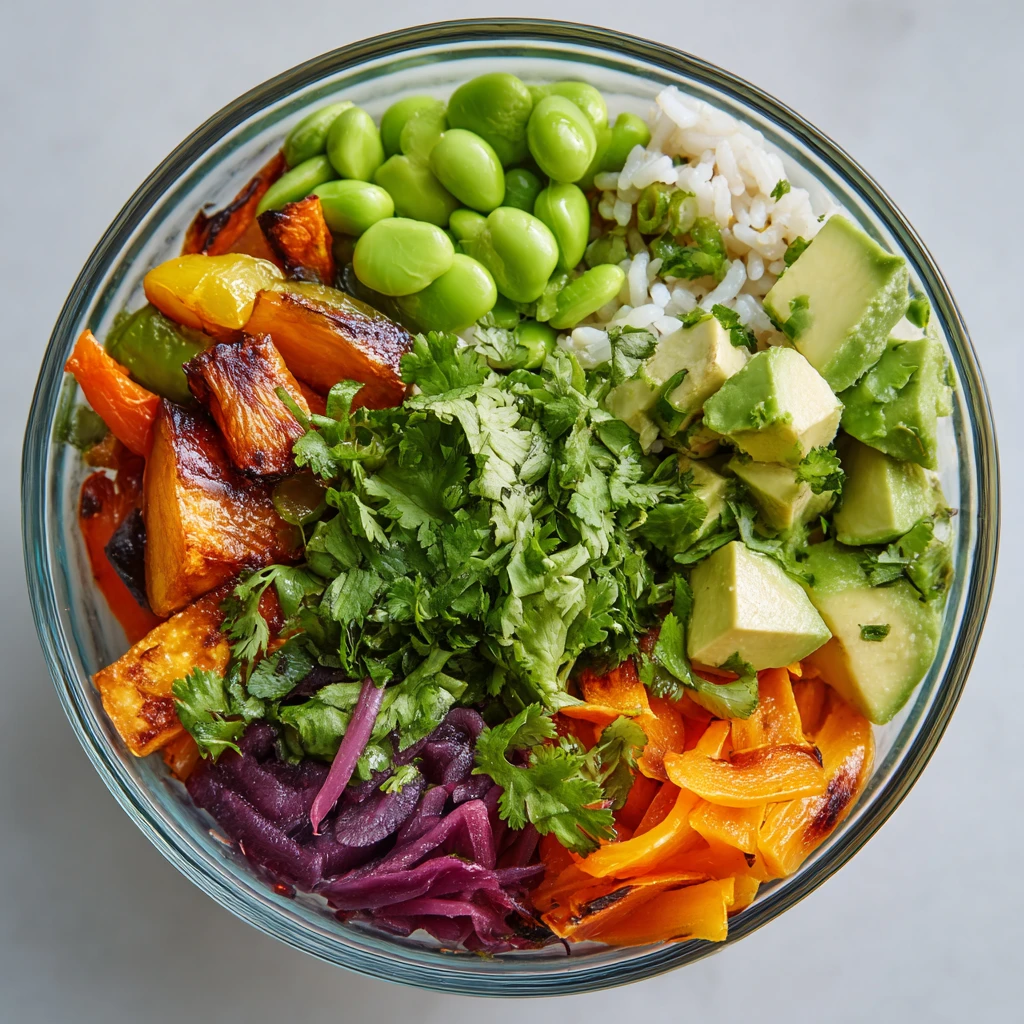 Edamame Veggie Rice Bowl