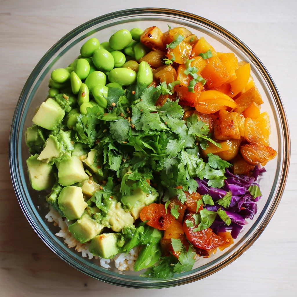 Edamame Veggie Rice Bowl