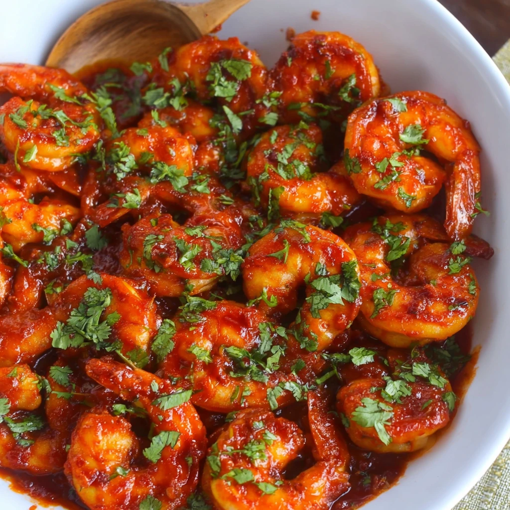 Fiery Sweet Spicy Firecracker Shrimp Irresistible