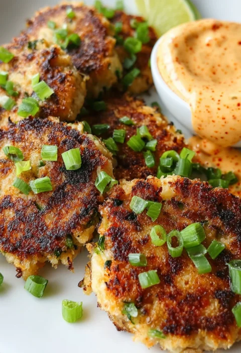 Flavorpacked Asianstyle Tuna Cakes Spicy Mayo Delight