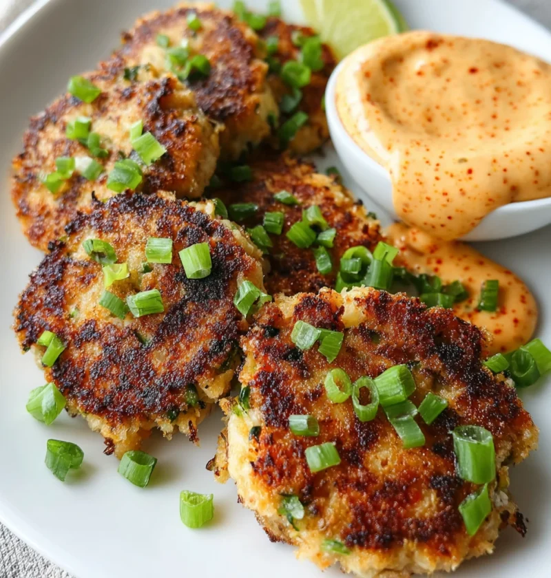 Flavorpacked Asianstyle Tuna Cakes Spicy Mayo Delight