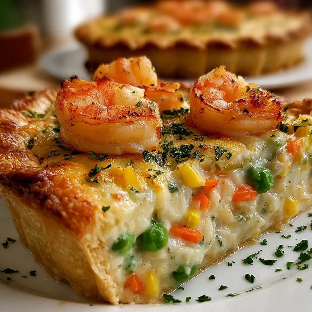 Florida Shrimp Cheddar Pie Delightful Seafood Treat