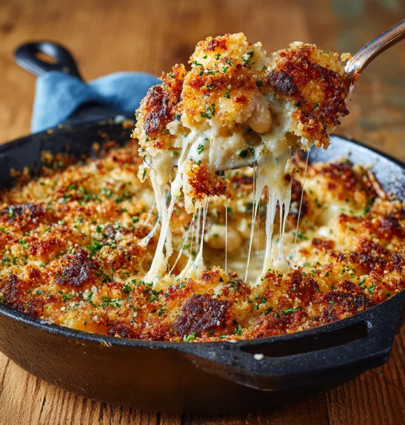 French Onion Skillet Beans