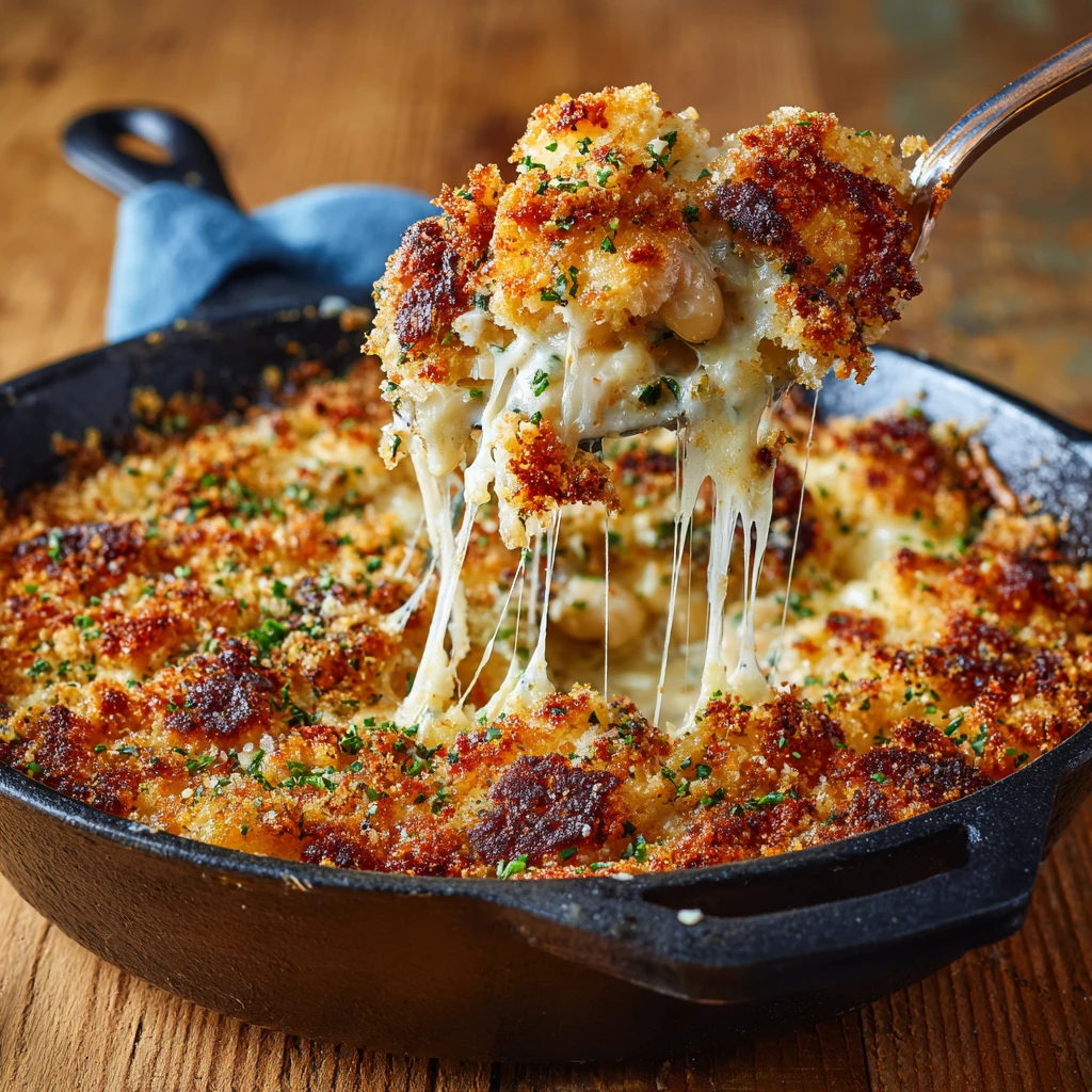 French Onion Skillet Beans