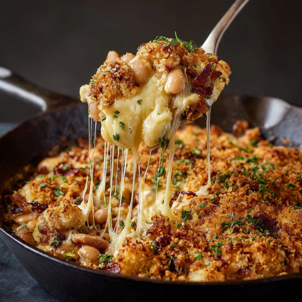 French Onion Skillet Beans