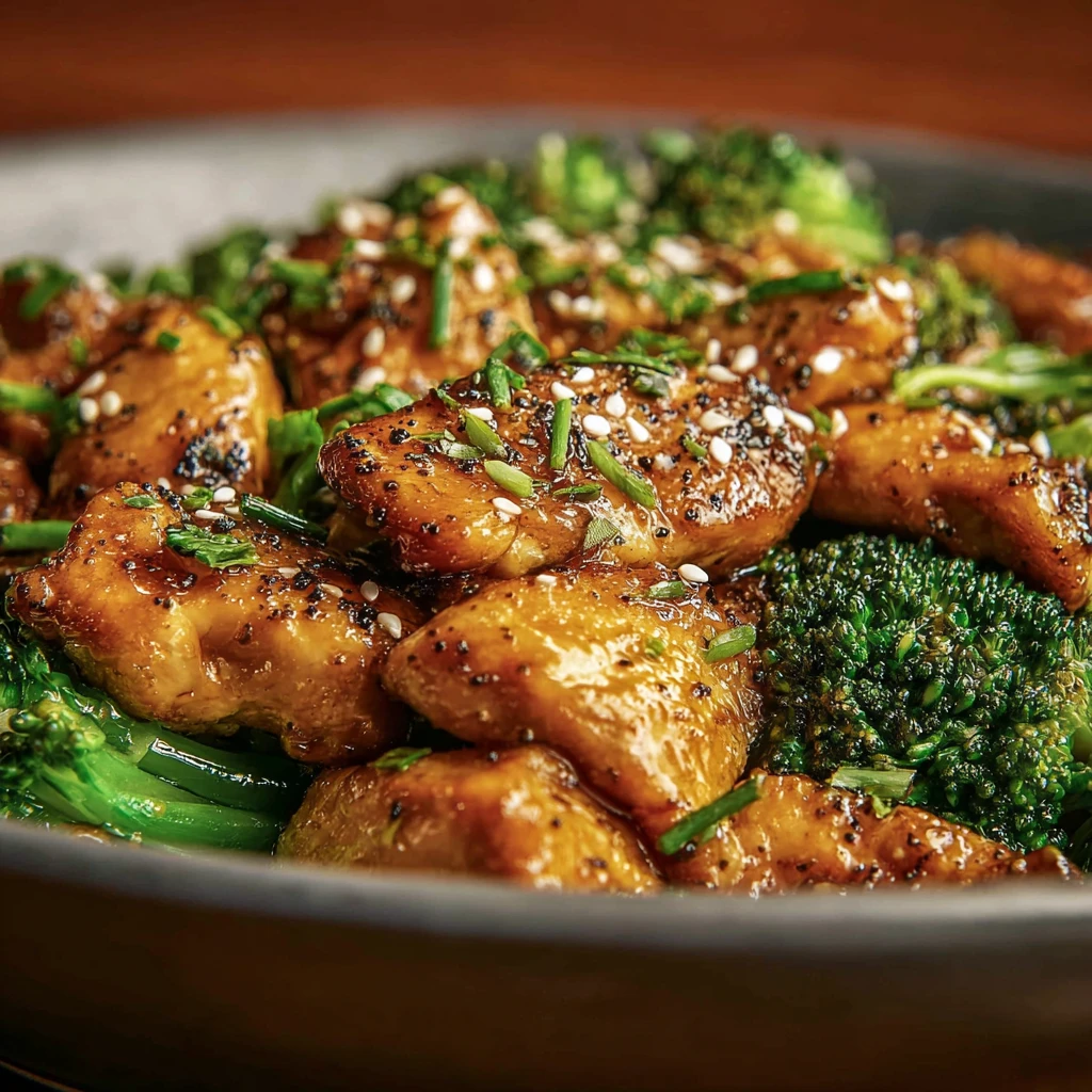 Garlic Chicken Broccoli Spinach