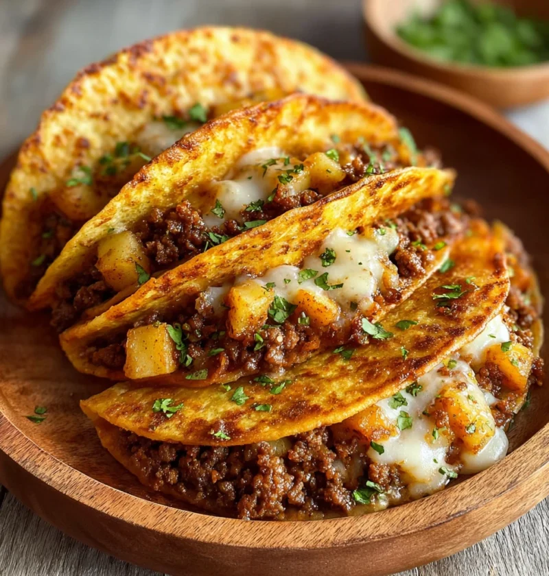 Ground Beef Potato Tacos