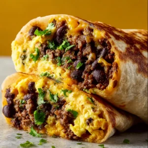 High-Protein Breakfast Burrito