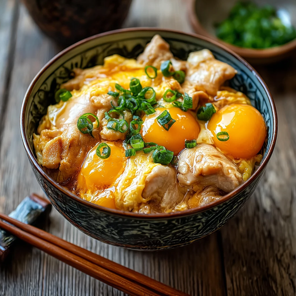 Irresistible Oyakodon Chicken Egg Bowl Recipe