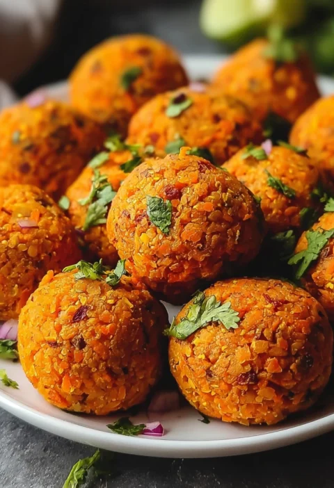 Irresistibly Savory Carrot Balls Healthy Snacking