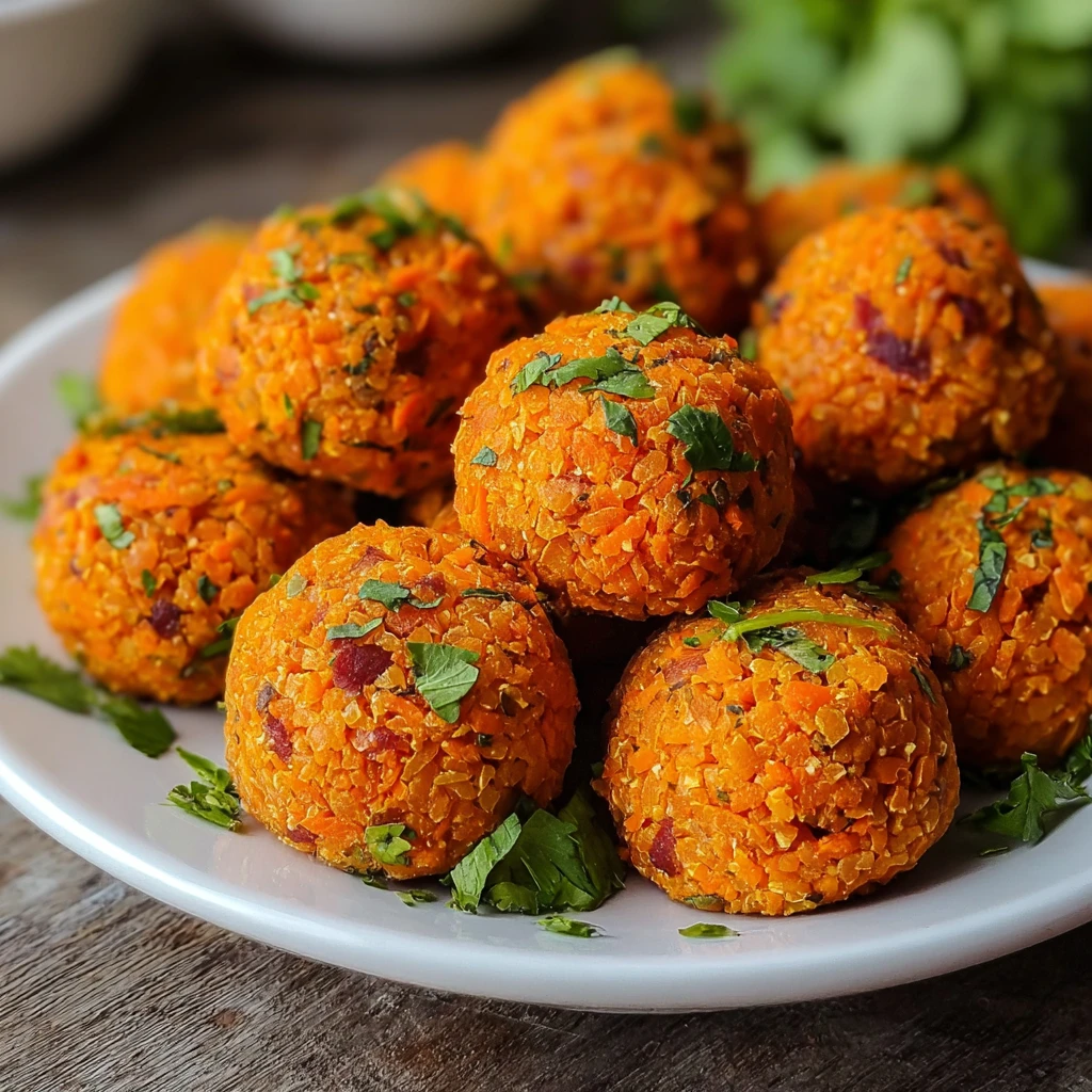 Irresistibly Savory Carrot Balls Healthy Snacking