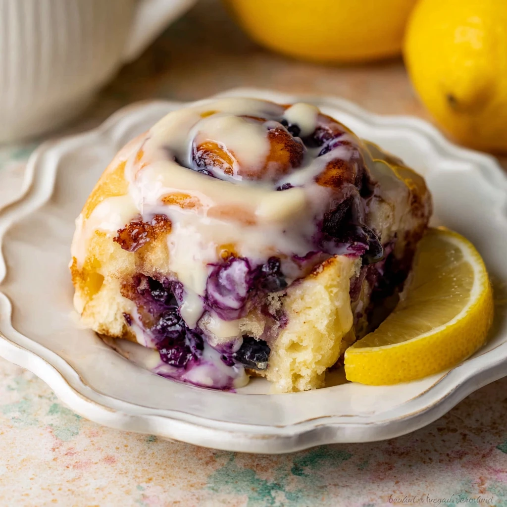 Lemon Lovers Lemon Blueberry Sweet Rolls