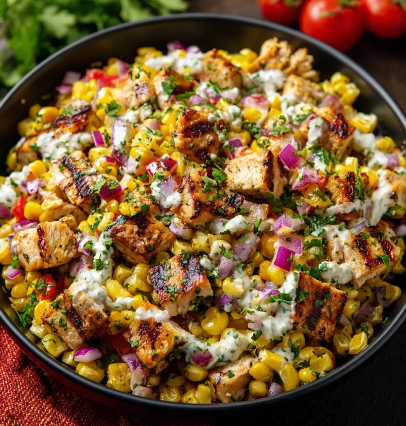 Mexican Street Corn Chicken Salad