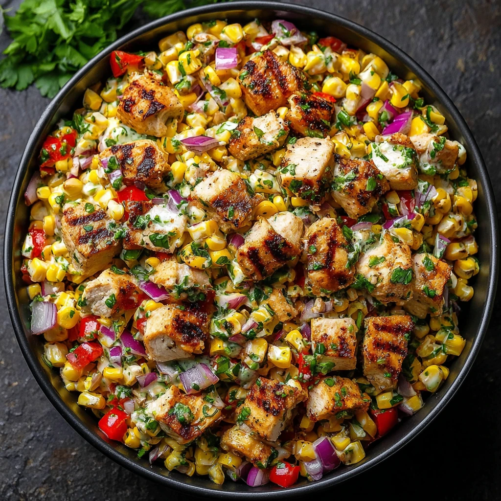 Mexican Street Corn Chicken Salad