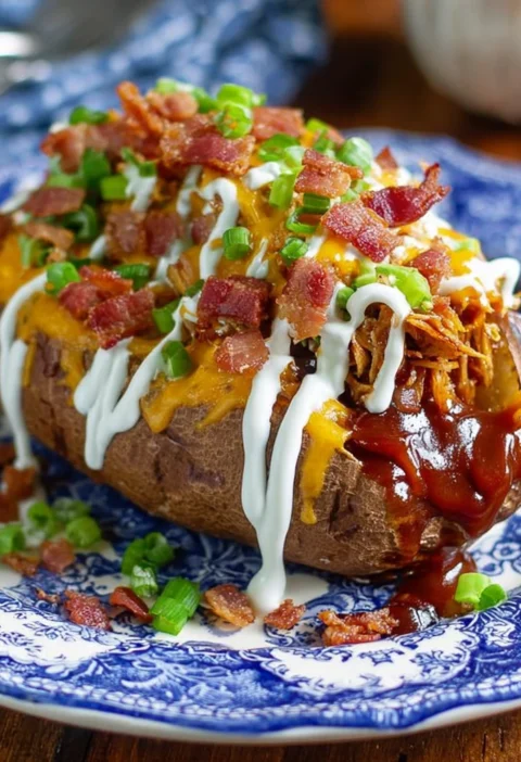 Smoky Pulled Pork Loaded Sweet Potatoes Hearty Delight