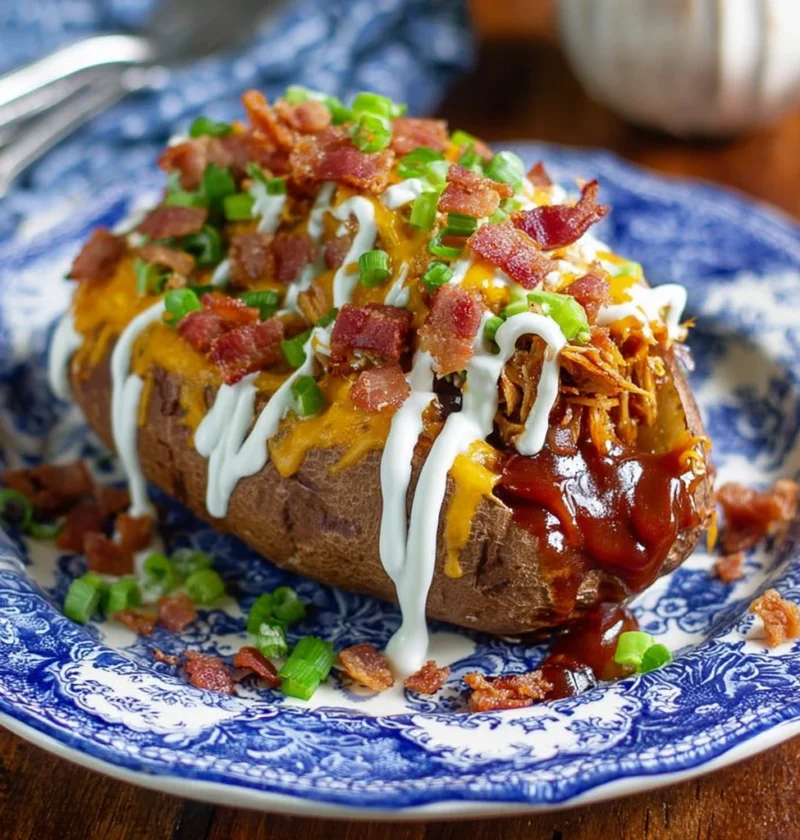 Smoky Pulled Pork Loaded Sweet Potatoes Hearty Delight