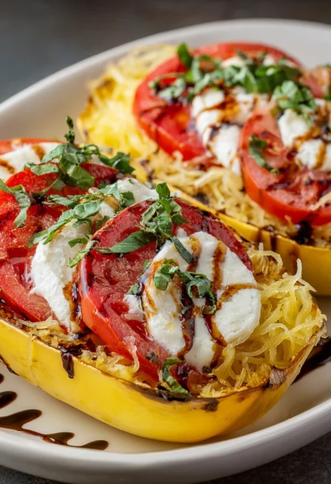 Spaghetti Squash Caprese