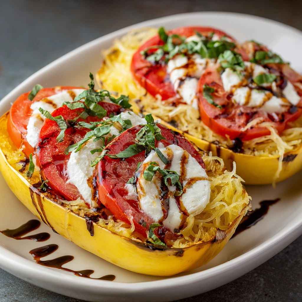Spaghetti Squash Caprese