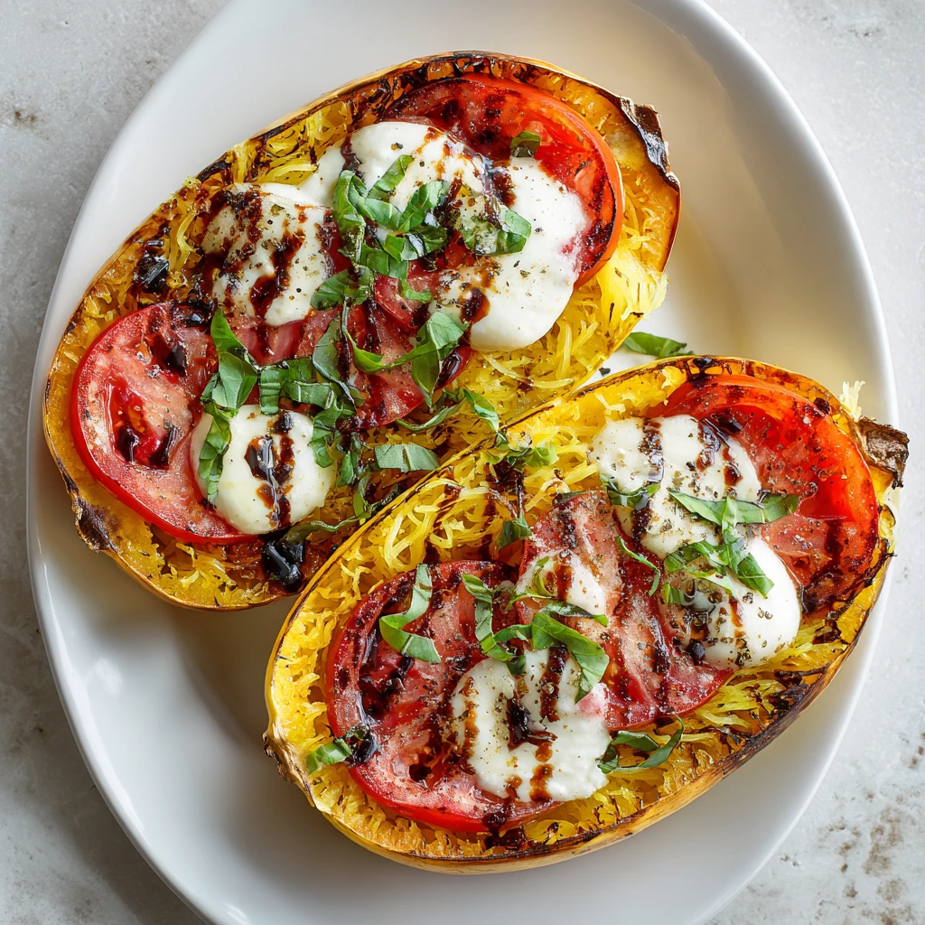 Spaghetti Squash Caprese