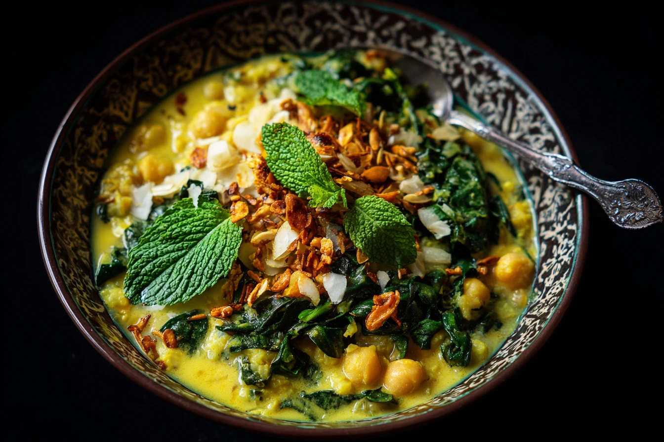 Spiced Chickpea Stew Coconut Turmeric