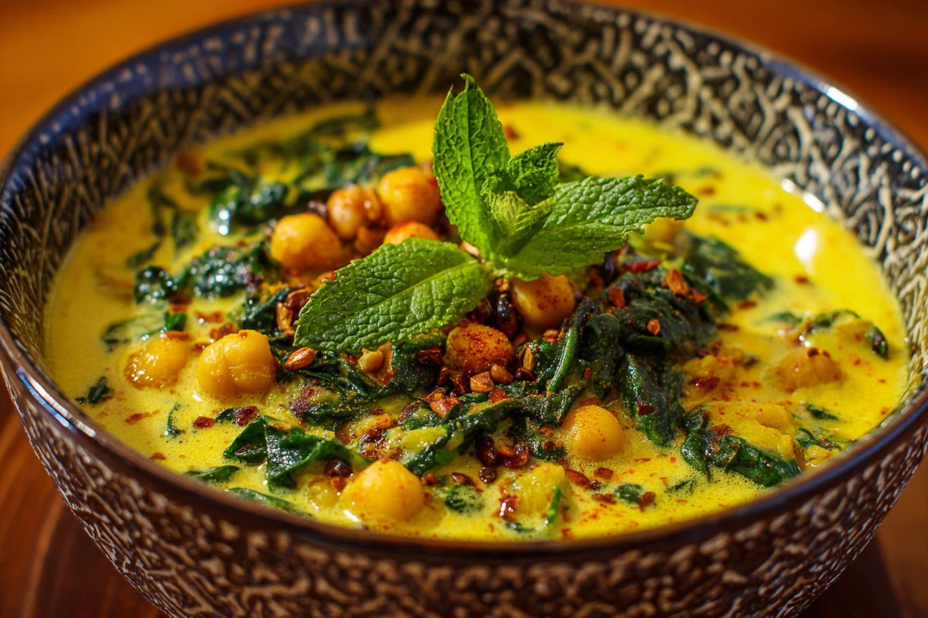 Spiced Chickpea Stew Coconut Turmeric