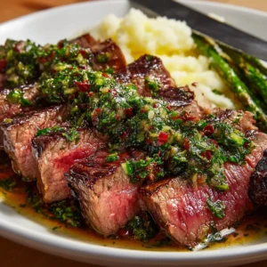 Steak with Chimichurri Sauce Recipe – Easy 30-Minute Steakhouse Classic