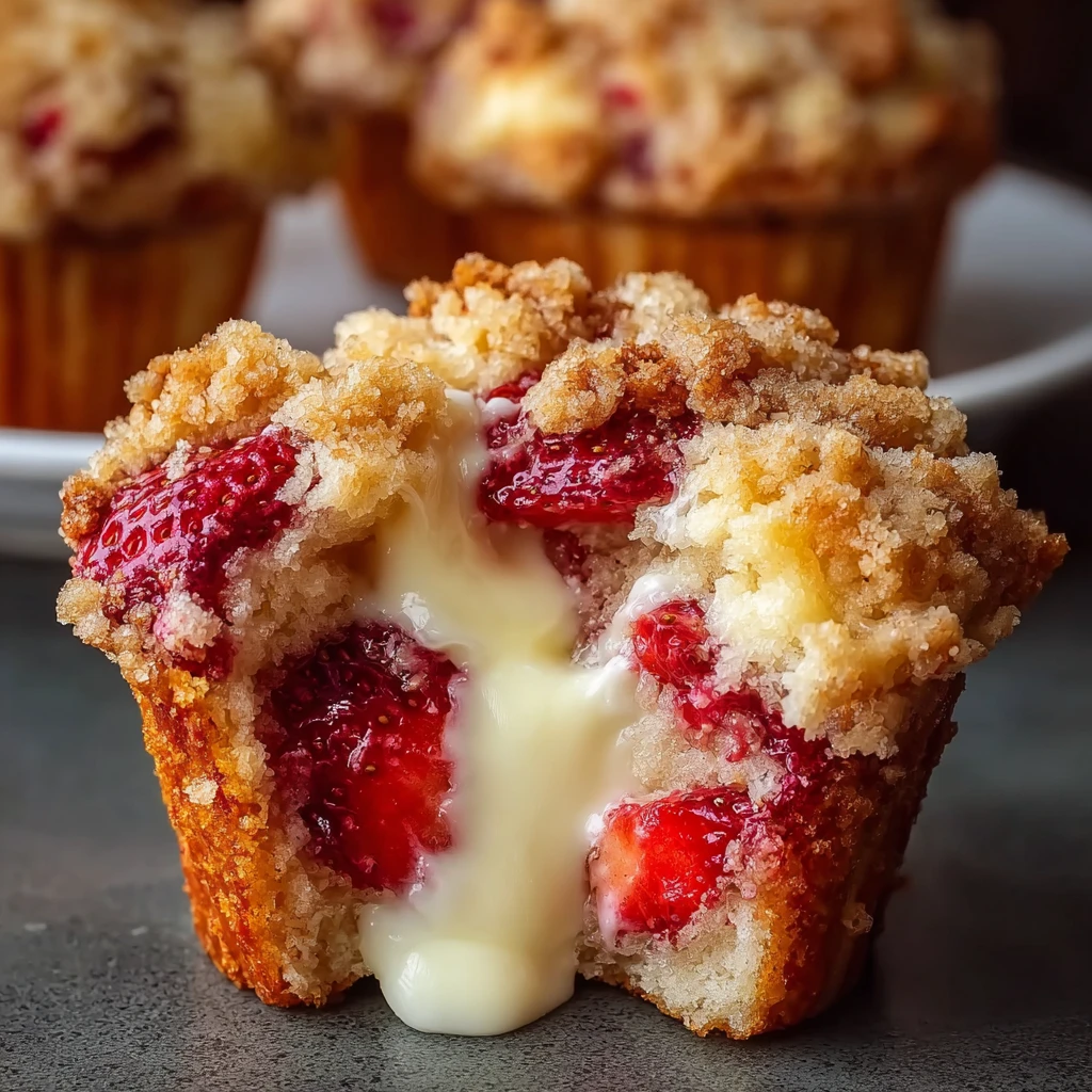 Strawberry Cream Cheese Muffins