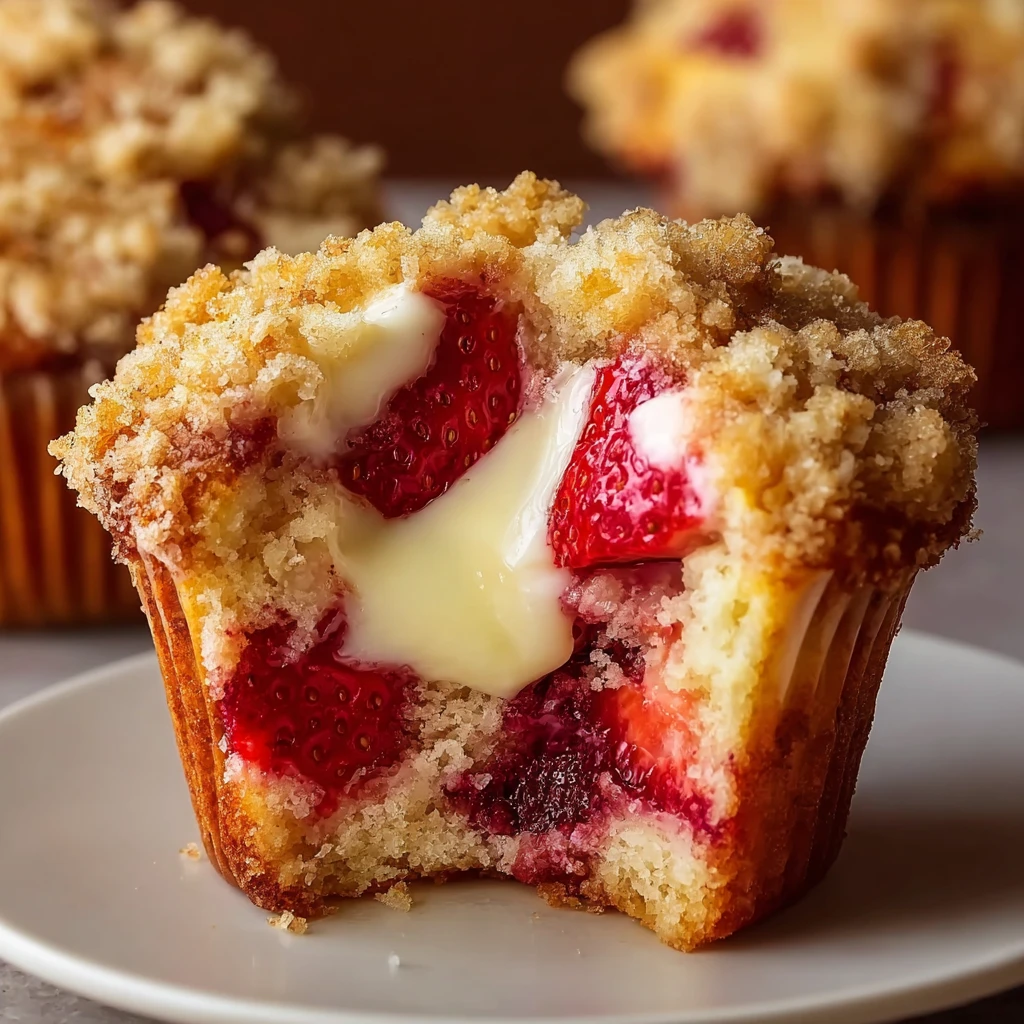 Strawberry Cream Cheese Muffins