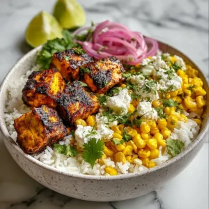 Street Corn Chicken Rice Bowl